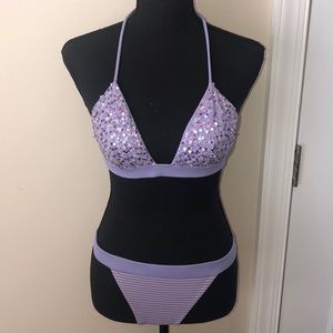 Victoria’s Secret Lavender Bikini w/ Sequin Detail